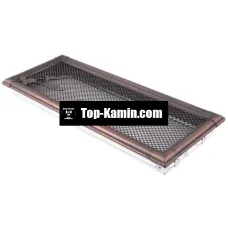 Решітка для каміну Parkanex Retro мідна патина 16×45
