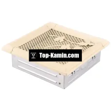 Решітка для каміну Parkanex Retro слонова кістка 16×16 з жалюзі