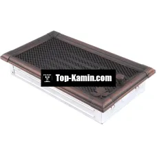 Решітка для каміну Parkanex Retro мідна патина 16×32 з жалюзі