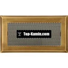 Решітка для каміну Parkanex латунь-патина 10×20
