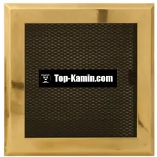 Решітка для каміну Parkanex латунь 16×16