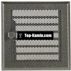 Решітка для каміну Parkanex старе срібло 16×16 з жалюзі