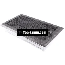 Решітка для каміну Parkanex старе срібло 16×32 з жалюзі