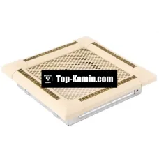 Решітка для каміну Parkanex Exclusive слонова кістка, латунь-патина 16×16