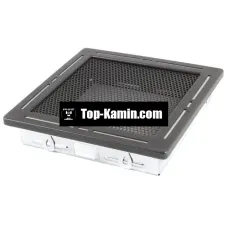 Решітка для каміну Parkanex Trend графітова 16×16