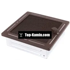 Решітка для каміну Parkanex Trend бронзова brokatowy 16×16 з жалюзі