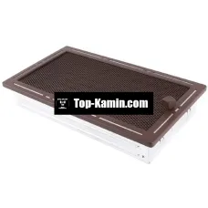 Решітка для каміну Parkanex Trend бронзова brokatowy 16×32 з жалюзі