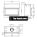 Каминная топка Dovre VISTA 902C с дистрибьютором