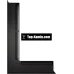 Решітка для каміну Saven Loft Angle NL 6x40x60 чорна Решітка для каміну Saven Loft Angle NL 6x40x60 чорна