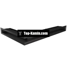 Решетка для камина Saven Loft Angle NP 6x60x40 черная