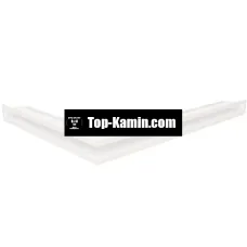 Решетка для камина Saven Loft Angle NP 6x80x60 белая