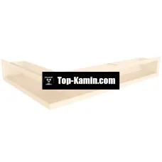 Решітка для каміну Saven Loft Angle NP 9x60x40 кремова