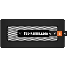 Решітка для каміну Saven Classic 11x24 чорна