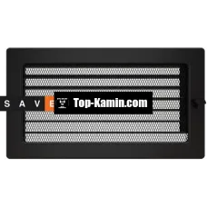Решітка для каміну Saven Classic 17x30 чорна з жалюзі