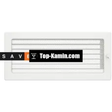 Решітка для каміну Saven Classic 17x37 біла з жалюзі