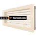 Решітка для каміну Saven Classic 17x37 кремова з жалюзі