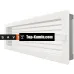 Решітка для каміну Saven Classic 17x49 біла з жалюзі