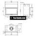Каминная топка Dovre VISTA 801C с дистрибьютором