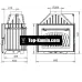 Камінна топка Invicta 700 Grande Angle з шибером 9270-73