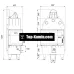 Камінна топка Defro Home Intra SM BL MINI 10 кВт (біла футеровка)