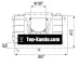 Камінна топка Defro Home Intra SM BP MINI 10 кВт (чорна футеровка)