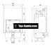 Камінна топка Defro Home Intra SM G 10 кВт (чорна футеровка)