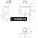 Каминная топка Kratki Lucy 12/P/BS Каминная топка Kratki Lucy 12/P/BS