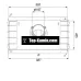 Каминная топка Defro Home Intra LA T 16 кВт