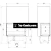 Каминная топка Kratki VNL 810/410 левая BS G