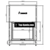 Каминная топка A.caminetti Flat 90×70 / 2019