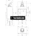 Каминная топка Kratki Lucy 12/T/DG с двойным стеклом