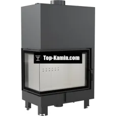 Каминная топка Kratki MBA PW/17/L/BS/W левая с водяным контуром