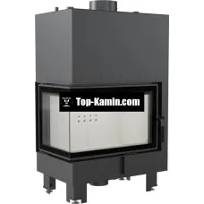 Каминная топка Kratki MBM PW/10/L/BS/W левая с водяным контуром