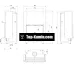 Каминная топка Kratki MBA PW/17/G/W с водяным контуром