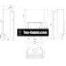 Каминная топка Kratki MBZ PW/13/G/W/DG с водяным контуром