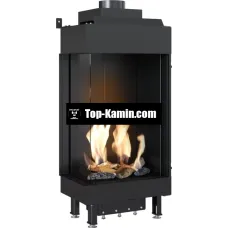 Каминная топка газовая Kratki LEO 45/68 NG левосторонняя