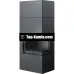 Камин модульный Kratki Simple Box P/S/Black 8 кВт