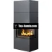 Камин модульный Kratki Simple Box P/S/Black 8 кВт