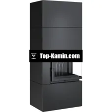 Камин модульный Kratki Simple Box P/S/Black 8 кВт