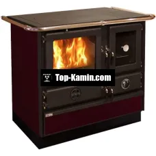 Піч-камін MBS Super Thermo Magnum R бордо