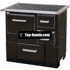 Печь-камин MBS 3 L коричневая без крышки