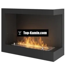 Биокамин Simple Fire Corner 900 R со стеклом