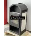 Печь-камин MBS Luna 6 кВт черная + керамика