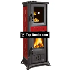 Печь-камин Nordica Gemma forno бордо