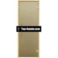 Стеклянная дверь для сауны Tesli Steel RS 70x190