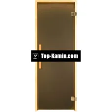 Стеклянная дверь для сауны Tesli Lux RS 80x190