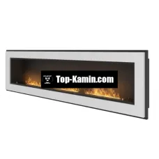 Биокамин Simple Fire Frame 1800 белый со стеклом