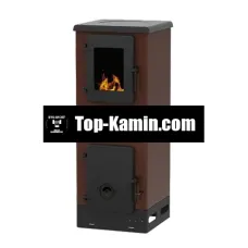 Отопительная печь Alfa-Plam VULKAN S 4 кВт коричнева