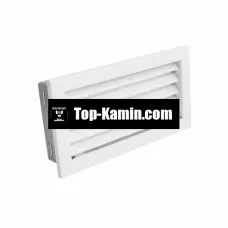 Решітка для каміну Darco Ventlab KRVZS 325x170 біла з нерухомими жалюзі