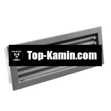 Решітка для каміну Darco Ventlab KRVZS 325x195 чорна з нерухомими жалюзі